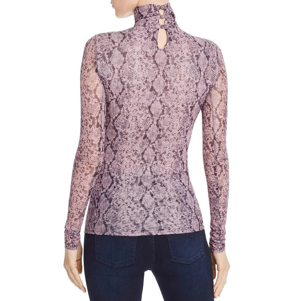 Cinq Sept Python Turtleneck Small - image 6